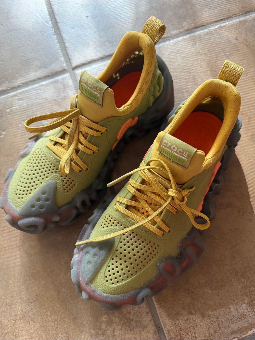 Salehe Bembury x Crocs Juniper “Tahini” Terrain Sneakers - Picture 11 of 15